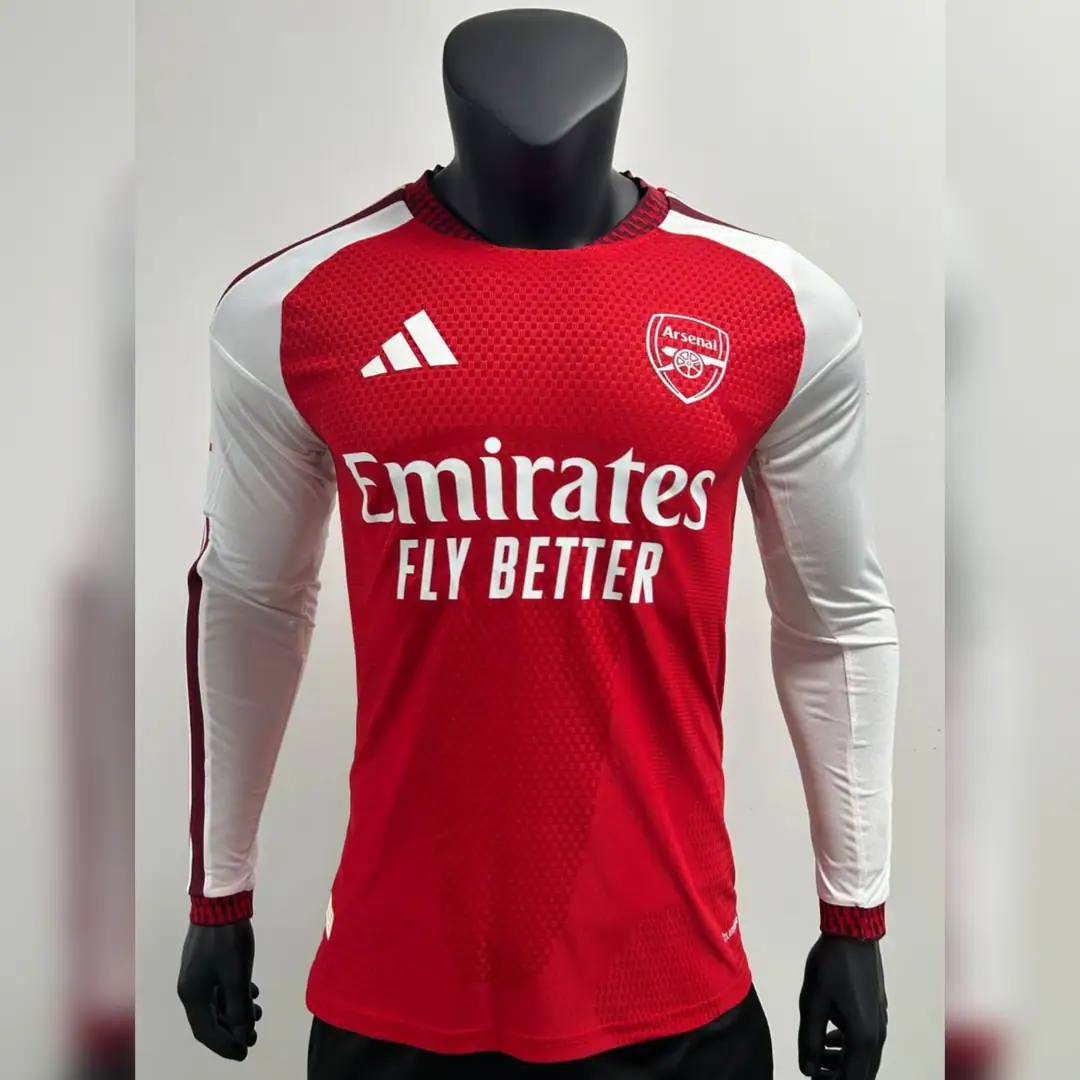 Arsenal Home Kit 2026/27 — Player Edition Full Sleeve, front