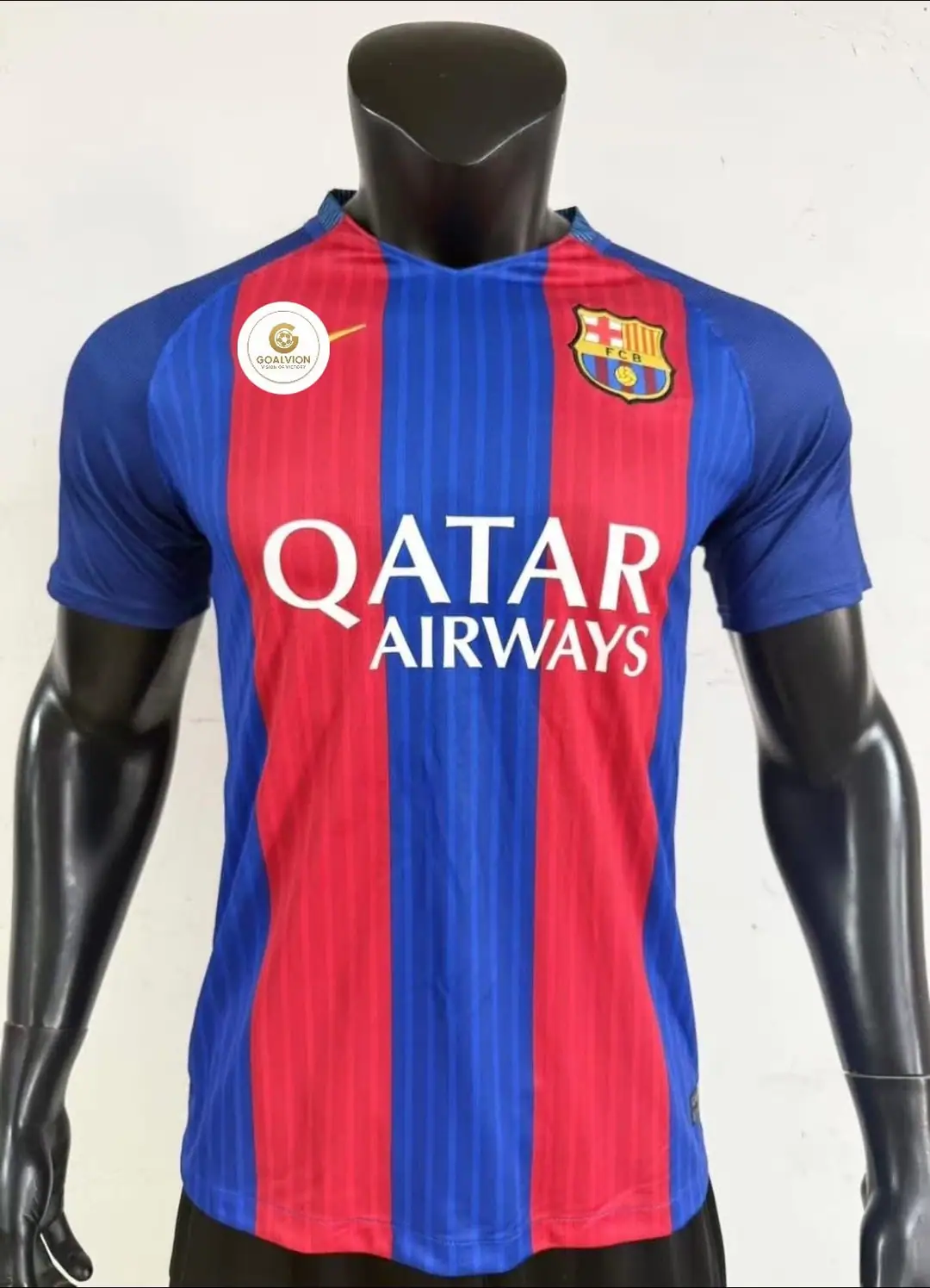 FC Barcelona 2016/17 Home Retro Jersey, front
